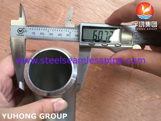 Pemasangan Pipa Stainless Steel ANSI B16.9 ASTM B366 WP904L 90 Derajat LR Elbow