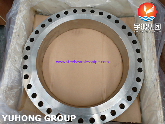 ASME SA182 F317L Ring Spacer Flang Paddle Spacer dari stainless steel tempa