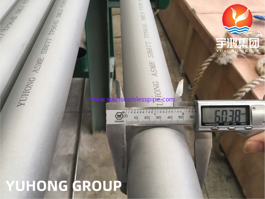 ASME SB677 N08904 TP904L 1.4539 pipa SMLS austenitik untuk minyak dan gas