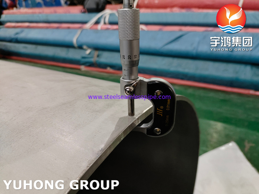 ASME SA312 TP317L 1.4438 Pipa Las Untuk Layanan Suhu Tinggi