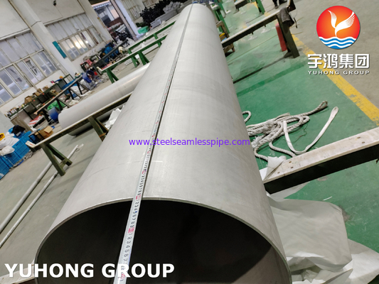 ASME SA312 TP317L 1.4438 Pipa Las Untuk Layanan Suhu Tinggi