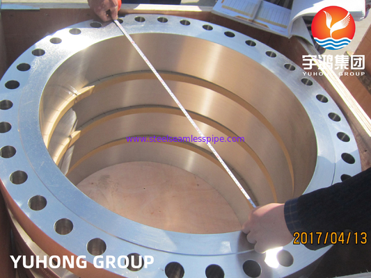 Flange badan baja dupleks, ASTM A182 kelas F51 (UNS S31803), cocok untuk lingkungan korosif
