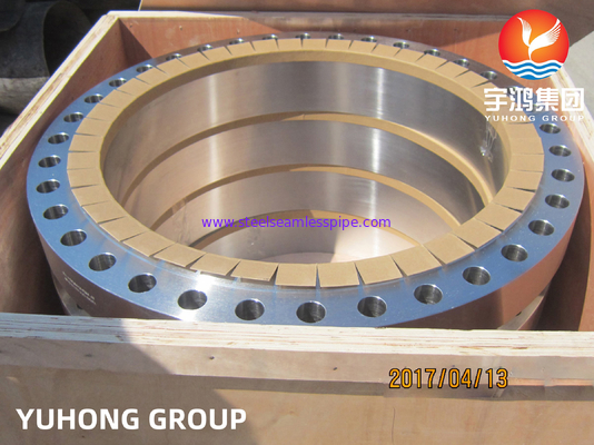 Flange badan baja dupleks, ASTM A182 kelas F51 (UNS S31803), cocok untuk lingkungan korosif