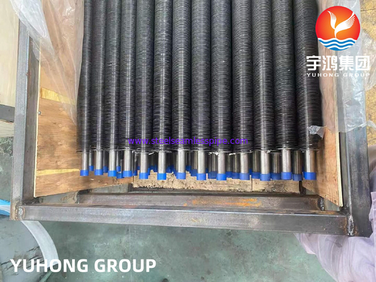 Tipe G Fin Tube ASME SB163 NO4400 Tahan korosi transfer panas