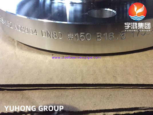 ASME SA182 F904L, UNS N08904 Slip pada Flanges Rising Face B16.5