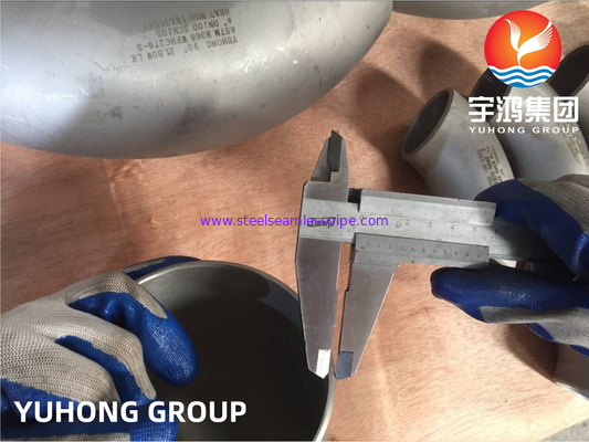 Paduan Nikel Hastelloy ASTM B366 C-276 BW Fitting Elbow