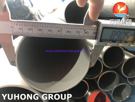 ASTM A789 UNS S32205 Tube Steel Duplex Seamless Untuk Industri Kimia