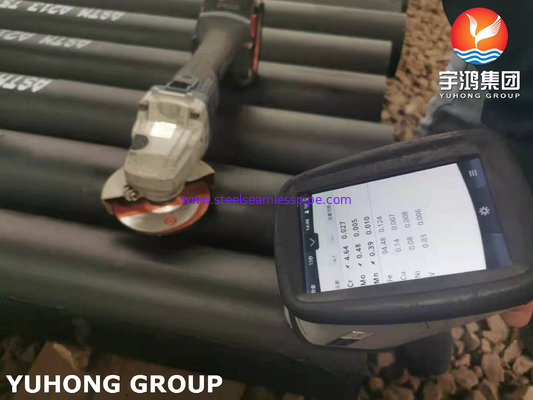 ASTM A213 T5 K41545 tabung tanpa jahitan baja paduan untuk penukar panas