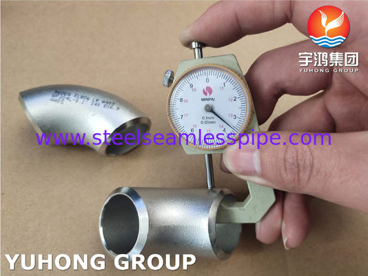 Stainless Steel Butt Welded Fitting 45DEG 90DEG 180DEG ELBOW LR SR WP304 WP304L WP316L 1/2" sampai 60" ASME B16.9