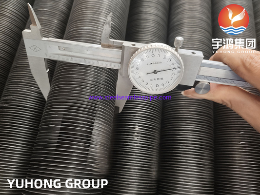 Bahan dasar tabung sirip tertanam Tabung tanpa jahitan baja karbon A192 A179 A210 Boiler Air Cooler Heat Exchanger Aplikasi