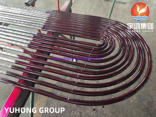 Tabung tanpa jahitan U Bend Tube TP304/304L TP316L TP310S TP316Ti TP321/321H TP347 TP317 Aplikasi penukar panas