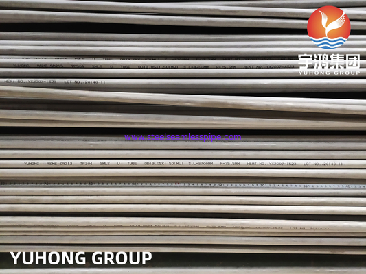 Tabung tanpa jahitan U Bend Tube TP304/304L TP316L TP310S TP316Ti TP321/321H TP347 TP317 Aplikasi penukar panas