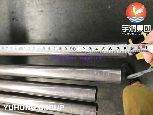 Nikel Alloy Seamless Tube, ASTM B163 MONEL 400 (UNS N04400) Untuk aplikasi presisi tinggi