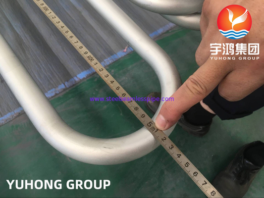 Inconel 625 u Tube lentur ASTM B444 UNS N06625 untuk Industri Aerospace