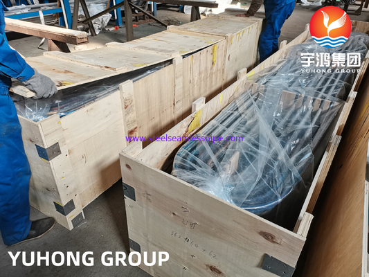 Pipa penukar panas stainless steel tanpa jahitan / tabung las, dicampur / terang dipanaskan A213 TP304L