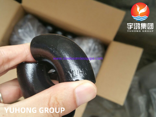 Fittings tanpa jahitan permukaan minyak hitam baja karbon ASTM A234 WP9 WP11, Elbow,Tee,Cap,Penting hitam untuk minyak dan gas