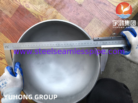 ASTM A815 S32750 / SAF 2507 Tutup, Fitting Pipa Las Tumpul Dupleks Super Untuk Platform Minyak dan Gas Lepas Pantai