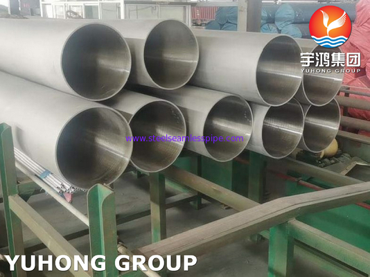 ASTM A312 TP904L Pipa Baja Berdiameter Luar Besar Untuk Industri Petrokimia