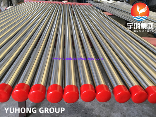 Ketahanan asam ASME SA213 TP304 1.4301 Tabung tanpa jahitan yang terang