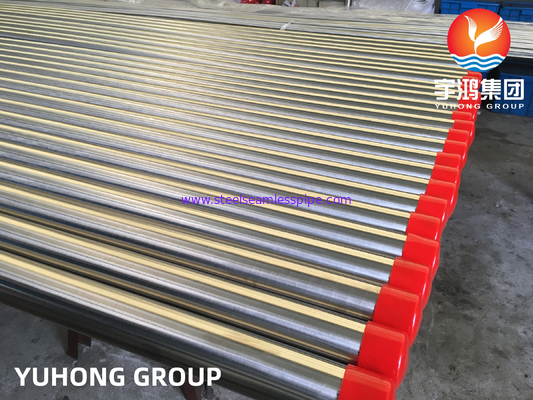 Ketahanan asam ASME SA213 TP304 1.4301 Tabung tanpa jahitan yang terang