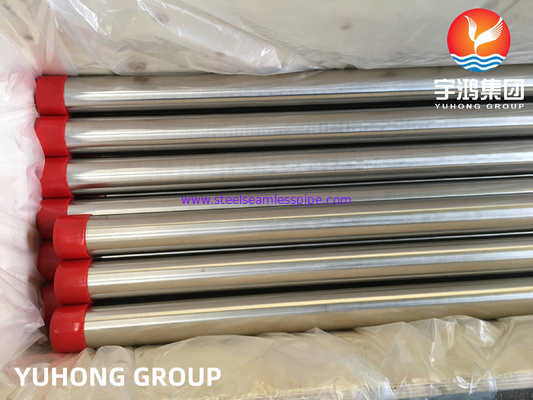 Ketahanan asam ASME SA213 TP304 1.4301 Tabung tanpa jahitan yang terang