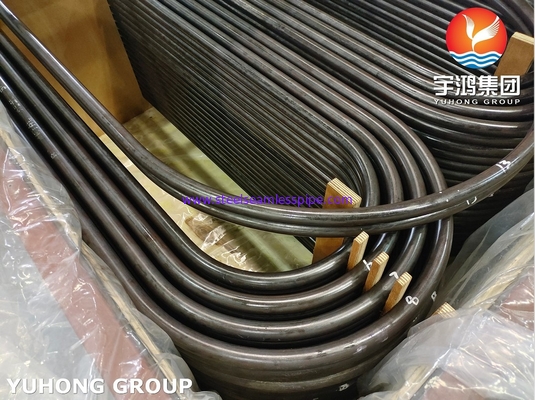 ASTM A179 / ASME SA179-2021 Baja Karbon Rendah U Bend Tube Dingin Ditarik Untuk Penukar Panas