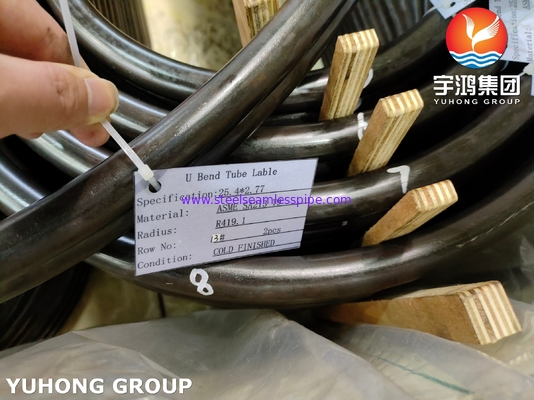 ASTM A179 / ASME SA179-2021 Baja Karbon Rendah U Bend Tube Dingin Ditarik Untuk Penukar Panas
