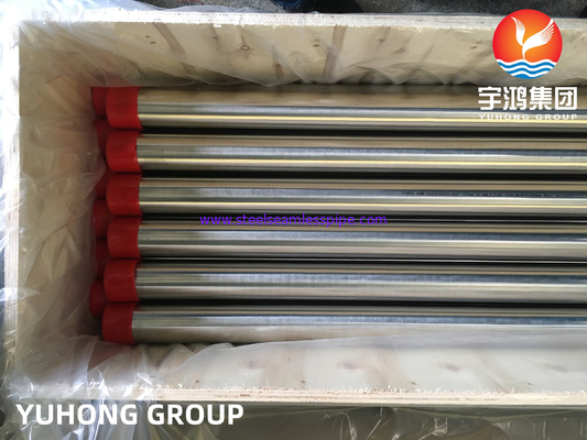 ASME SA213 TP304 tabung, tabung, bergelombang terang dari stainless steel