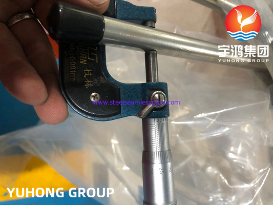 ASTM A213 TP316L tabung galvanis bercahaya dari stainless steel