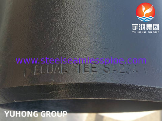 ASTM A234 WP11 Alloy Steel Butt Weld Tee ASME B16.9 untuk pipa suhu tinggi
