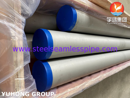 254 SMO Stainless Steel Seamless Pipe ASTM A312 UNS S31254 untuk Penukar Panas dan Industri Kimia