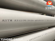 Pipa Seamless Stainless Steel ASTM A312 UNS S31254 Penukar Panas Pengolahan Makanan