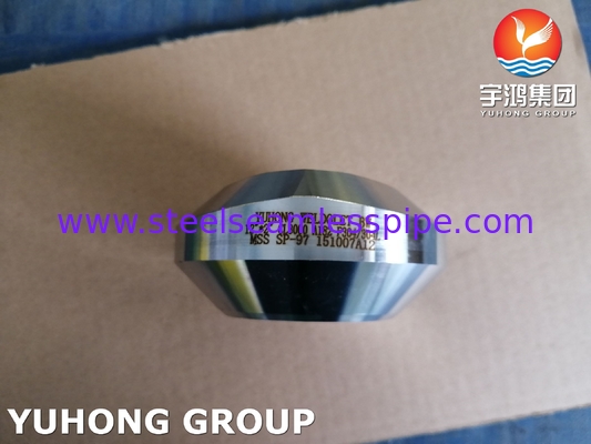 Fitting baja tahan karat ASTM A182 F304 1.4301 Weldolet MSS SP-97