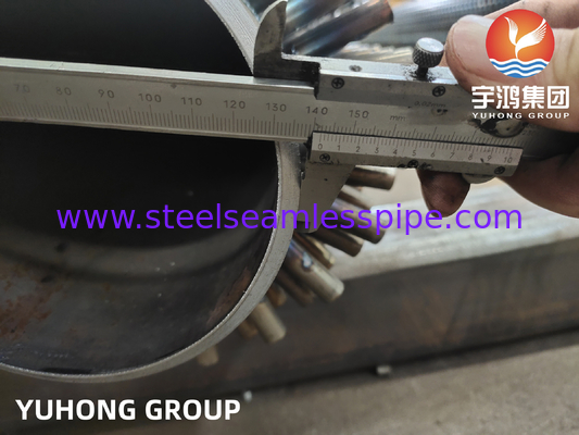 ASTM A335 P9 dengan 11Cr Studded Tube Untuk Layanan Suhu Tinggi
