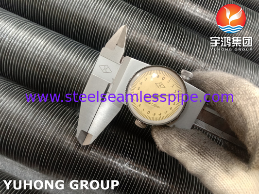 ASME SB163 UNS N04400 Nikel Alloy Embedded G Type Fin Tube Dengan Pin Aluminium
