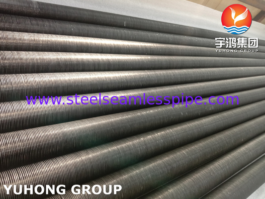 Tabung dasar tertanam tipe G Fin ASME SB163 Monel 400/UNS N04400 dengan sirip aluminium