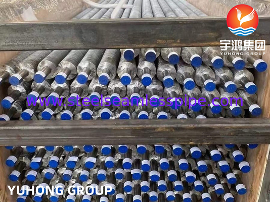 ASME SB163 N04400 G Jenis Tabung Sirip Al99.5 Tabung Sirip Tertanam Untuk Vaporizer