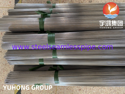 ASTM A269 TP304, TP304L, TP316, TP316L Stainless Steel Capillary Tube Untuk Perangkat Medis