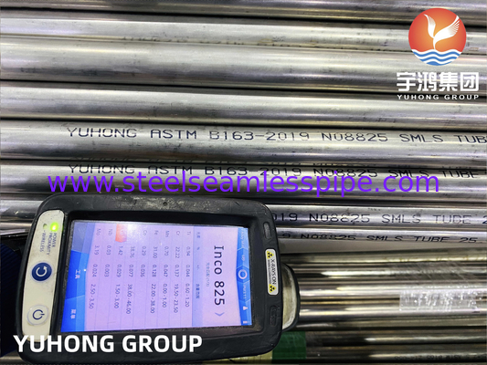 Nikel Alloy Seamless Tube, ASTMB163 NO8825 / Incoloy825 Cerah Dicat
