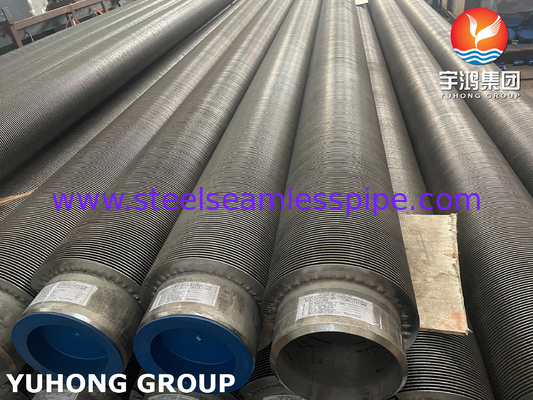 Tabung Fin Exchanger, ASTM A106 Gr.B Carbon Steel High Frequency Welded Fined Tube