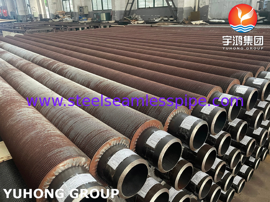 Tabung Fin Exchanger, ASTM A106 Gr.B Carbon Steel High Frequency Welded Fined Tube