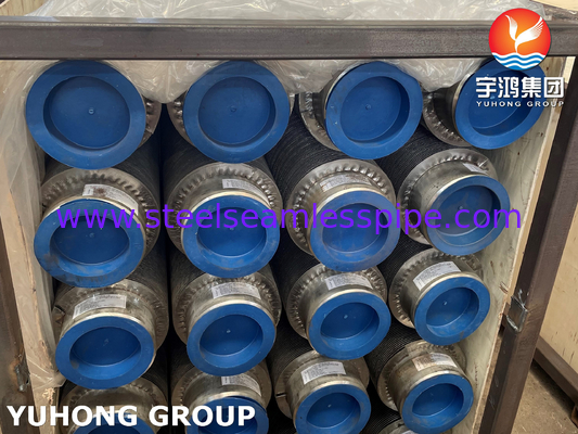 Tabung Fin Exchanger, ASTM A106 Gr.B Carbon Steel High Frequency Welded Fined Tube
