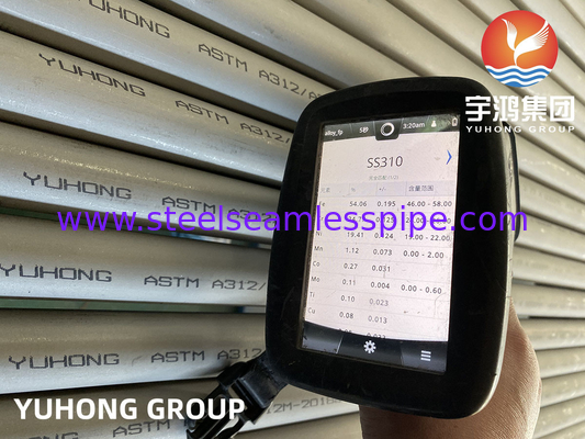 ASME SA2312 TP310S∙ ASTM A312 TP310S TP310H 310S 310MoLN Pipa Baja Rantai Untuk Industri Minyak dan Gas