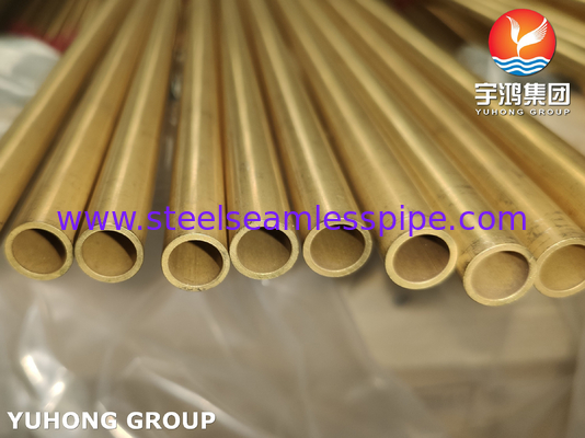 ASTM B111 C68700 Aluminium Brass Seamless Heat Exchanger dan Boiler Tube