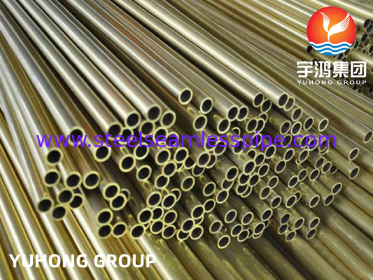 ASTM B111 C68700 Aluminium Brass Seamless Heat Exchanger dan Boiler Tube