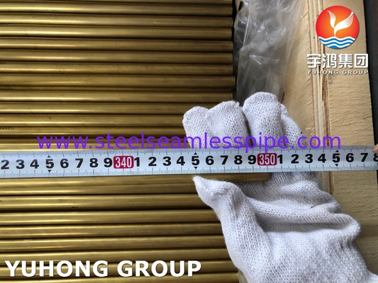 ASTM B111 C68700 Aluminium Brass Seamless Heat Exchanger dan Boiler Tube