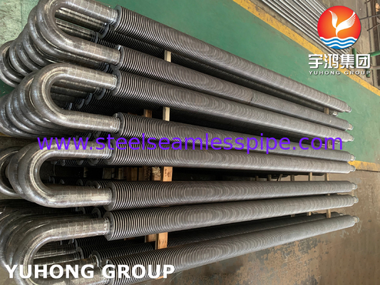 ASME SA106 GR.B Karbon Steel High Frequency Welded Extended Surface Tubes untuk Economizer