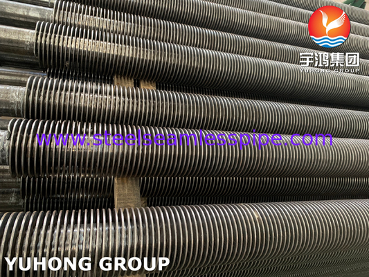 ASME SA106 GR.B Karbon Steel High Frequency Welded Extended Surface Tubes untuk Economizer