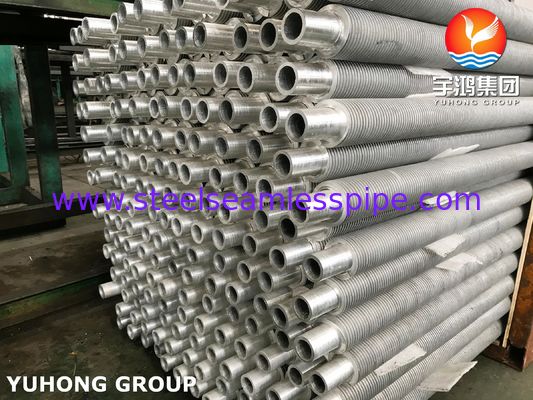 TP304 Stainless Steel Extruded Fin Tube Dengan Aluminium Fin Untuk Economizer