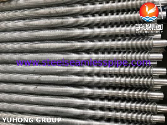 TP304 Stainless Steel Extruded Fin Tube Dengan Aluminium Fin Untuk Economizer